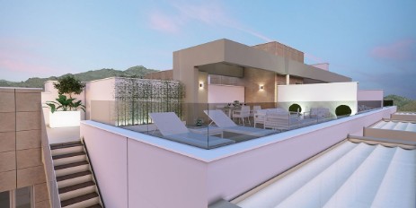 Wohnung in Mijas am La Cala Golf Resort Dachterrasse 1 Wohnung in Mijas am La Cala Golf Resort Golfimmobilie oben 1